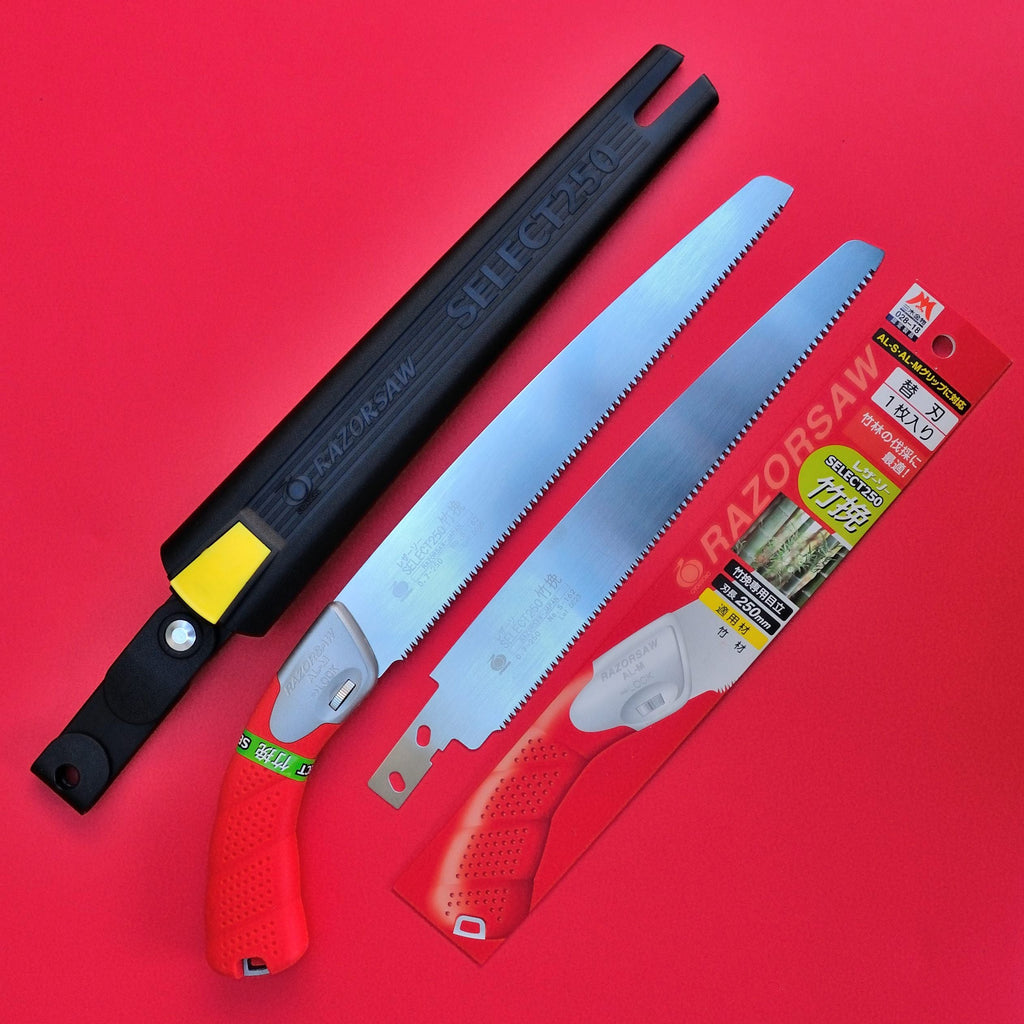Пила + запасное полотно для бамбука Razorsaw Gyokucho 162 SELECT 250 мм Сделано в Японии