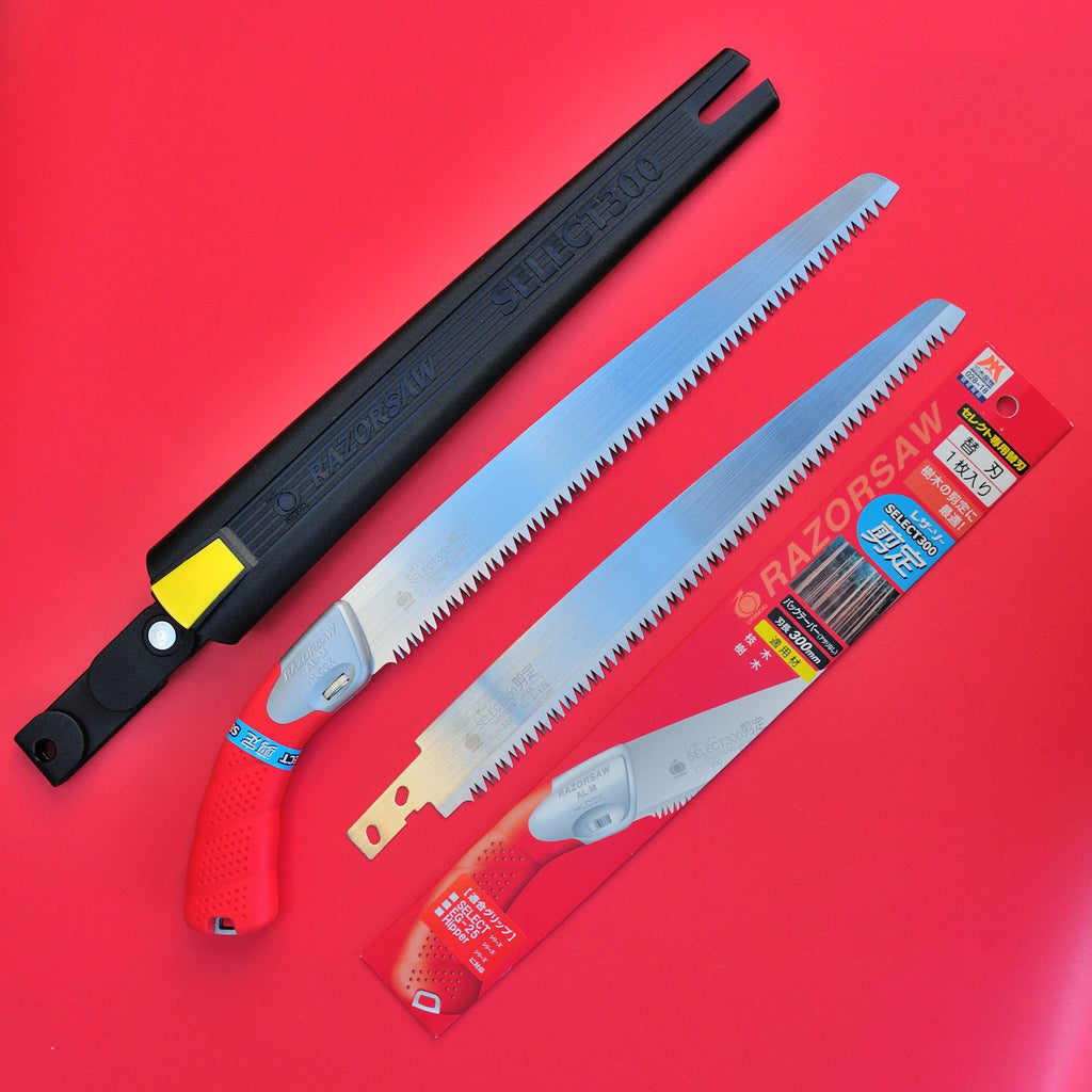 Пила + запасное полотно для обрезной пилы Razorsaw Gyokucho 175 SELECT 300 мм Сделано в Японии