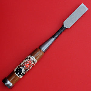 Back side 18mm SENKICHI Chisel oire nomi Yasugi Steel Japan Japanese tool woodworking carpenter