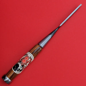 Back side 3mm SENKICHI Chisel oire nomi Yasugi Steel Japan Japanese tool woodworking carpenter