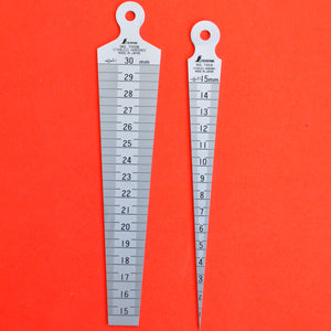 SHINWA SET 2 Taper 1 to 30mm Welding Gauge 700A 700B 62600 62605 Japan Japanese tool