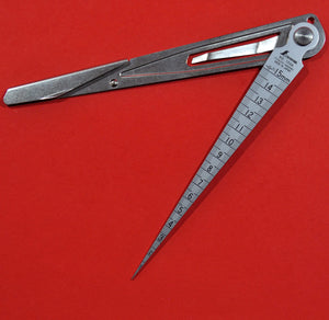 SHINWA Taper Welding Gauge Gage Test Welder Inspection 1-15mm 62603 Japan Japanese tool