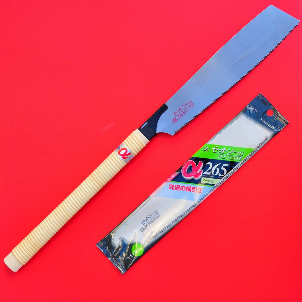 Zetsaw Z-SAW Zsaw пила с изогнутым полотном KATABA ALPHA 𝜶 265 + запасные лезвия Япония Японский Японии плотницкий инструмент