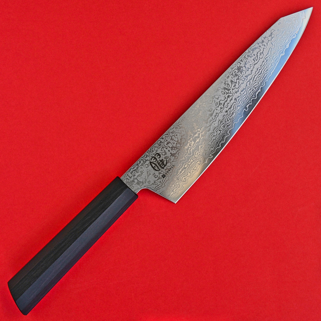 Gyuto YAXELL YO-U TAKUMI 69 capas Damasco 190 mm Cuchillo de cocinero Japón Japonés