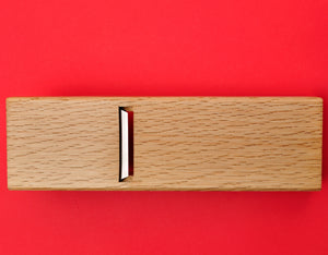 Vista trasera Cepillo japonés para madera Wakajishi Kanna 60mm Japón Japonés herramienta carpintería