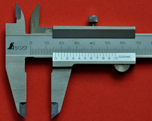 Nahaufnahme Geöffnet SHINWA 150mm Messschieber Lineal 0,05mm 19899 Japan Japanisch Werkzeug