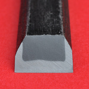 Close-up Grande plano lâmina 12mm Japonês Senkichi oire nomi Formão punho madeira Japão Japonês ferramenta carpintaria