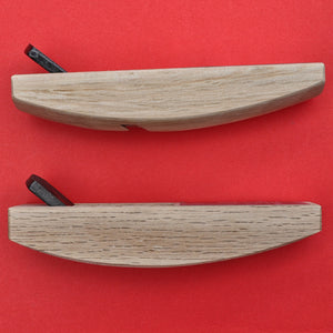 Cepillo carpintero convexo shiho sori dai kanna 24mm Japón Japonés Vista lateral
