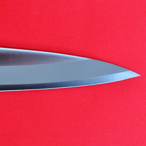Gros plan pointe KAI yanagiba couteau à sushi 210mm ST AK-5066 Japon Japonais